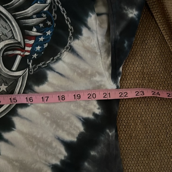 Lynard Skynyrd Men’s Large navy blue black and Gray Graphic T-Shirt tie dye - Picture 3 of 9